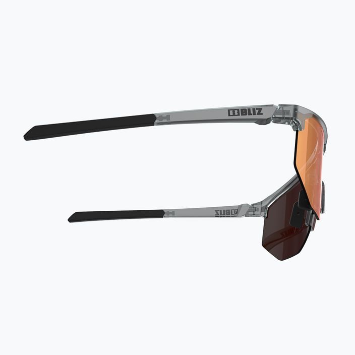 Bliz Hero S3 transparent dark grey/brown red multi bike glasses 5