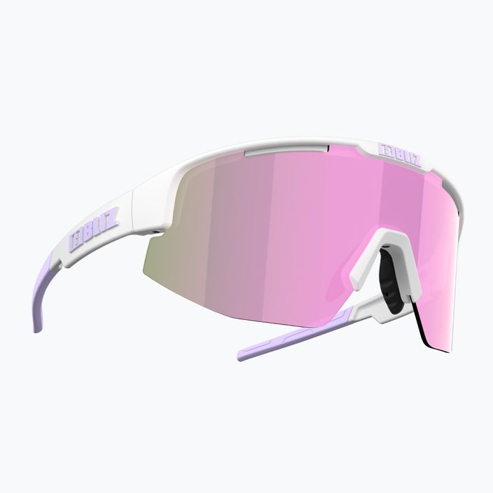 Bliz Matrix S3 matt white purple logo / brown pink multi 52304-04 cycling glasses 5