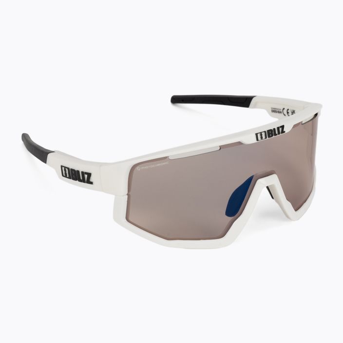 Bliz Fusion Nano Optics Photochromic S1-S3 matt white/brown multi cycling glasses 2