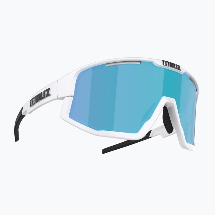 Bliz Fusion Small matt white/brown/blue multi sunglasses 2