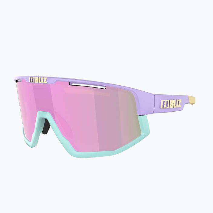 Bliz Fusion Small matt pastel purple/brown/pink multi sunglasses 5