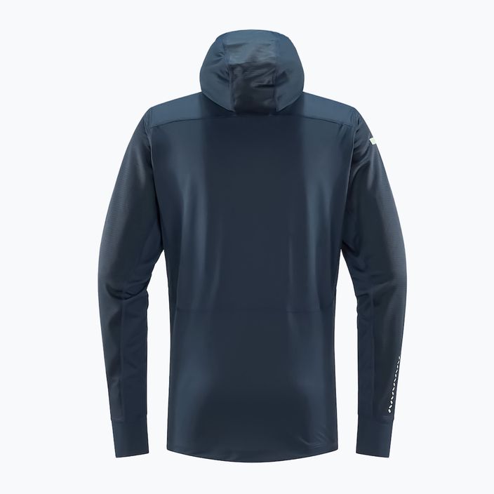 Men's Haglöfs L.I.M Mid Multi Hood fleece sweatshirt blue 6053703N5015 2