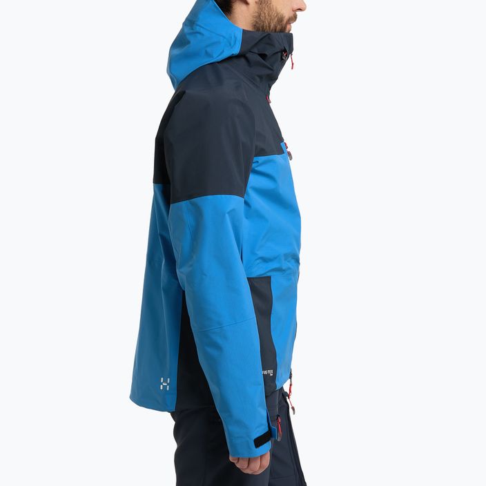 Men's Haglöfs Spitz GTX PRO rain jacket blue 6053904QU015 2