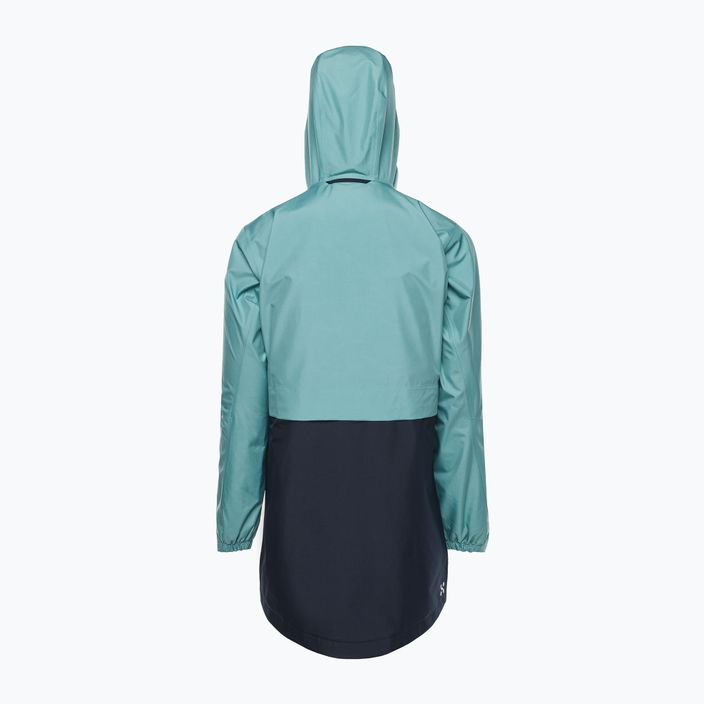 Women's rain jacket Haglöfs Wilda GTX Parka blue 6054084XG010 2