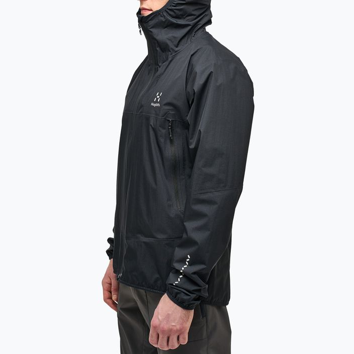 Men's Haglöfs L.I.M Proof rain jacket black 6052342C5015 2