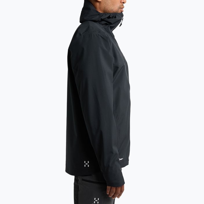 Men's Haglöfs Korp Proof rain jacket black 606132 2