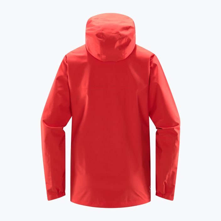 Haglöfs Korp Proof women's rain jacket red 606219 5
