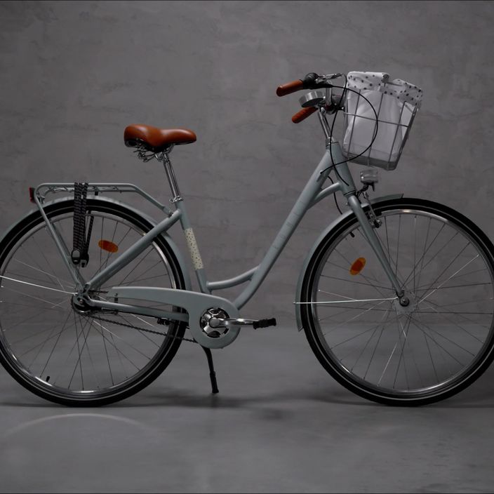 Women's city bike Romet Pop Art 28 Lux grey 2228565 17