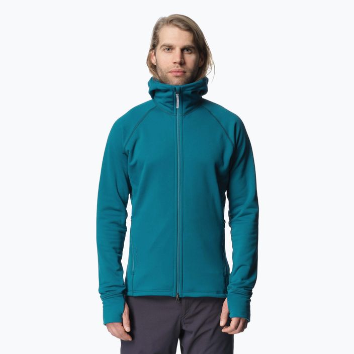 Houdini Power Houdi men's softshell jacket out of the blue