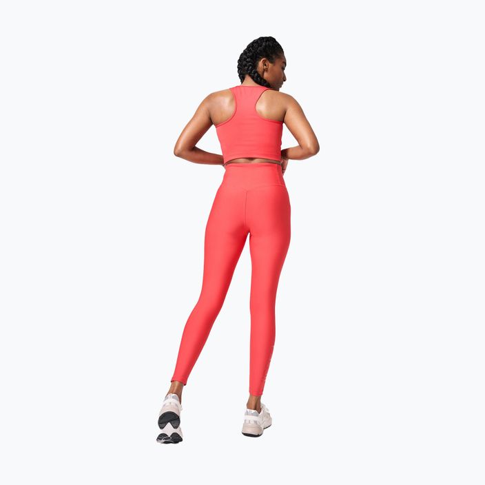 Women's training leggings Casall Graphic High Waist red 21568 3