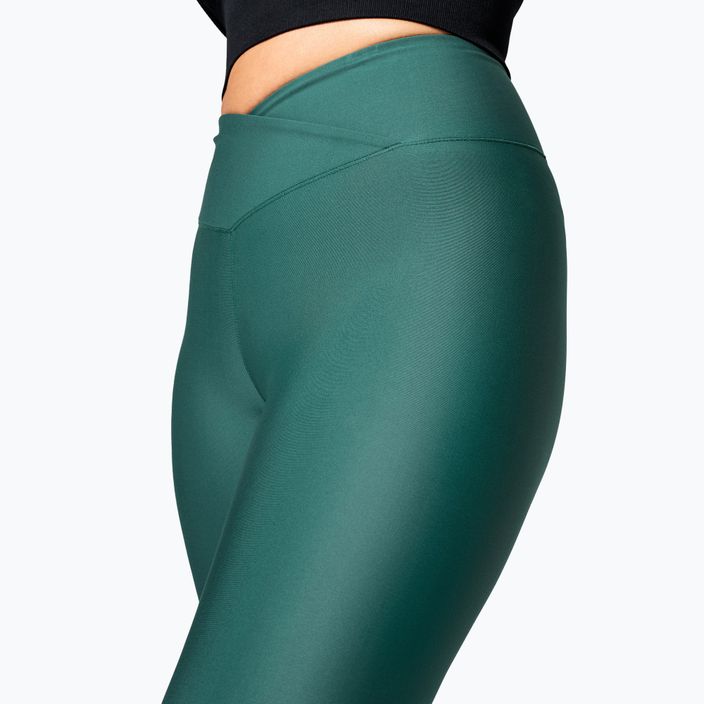 Women's training leggings Casall Overlap High Waist green 22500 4