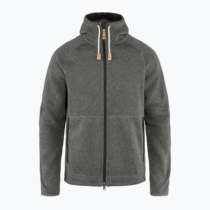 Men's Fjällräven Övik Fleece Hoodie dark grey