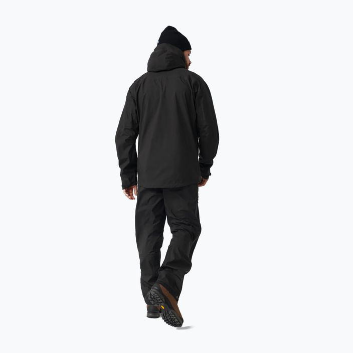 Men's Fjällräven Keb Eco-Shell rain jacket black F82411 3
