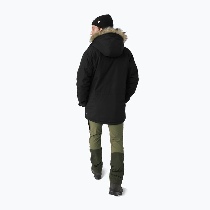 Men's winter jacket Fjällräven Nuuk Parka black F86668 3