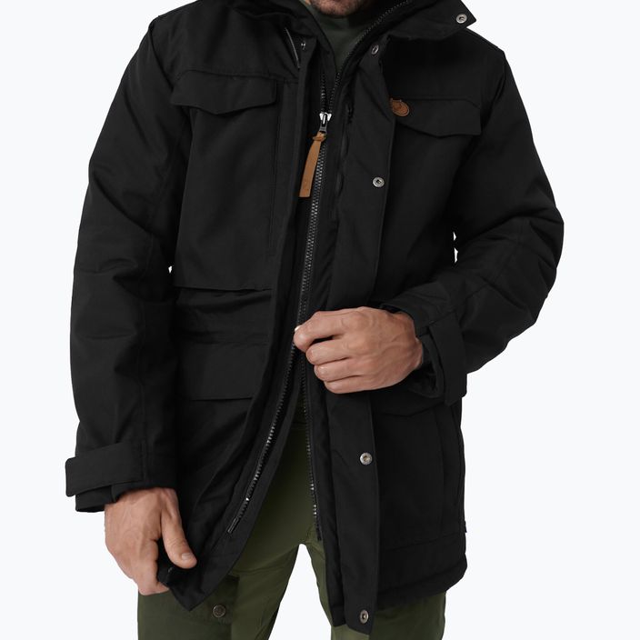 Men's winter jacket Fjällräven Nuuk Parka black F86668 4