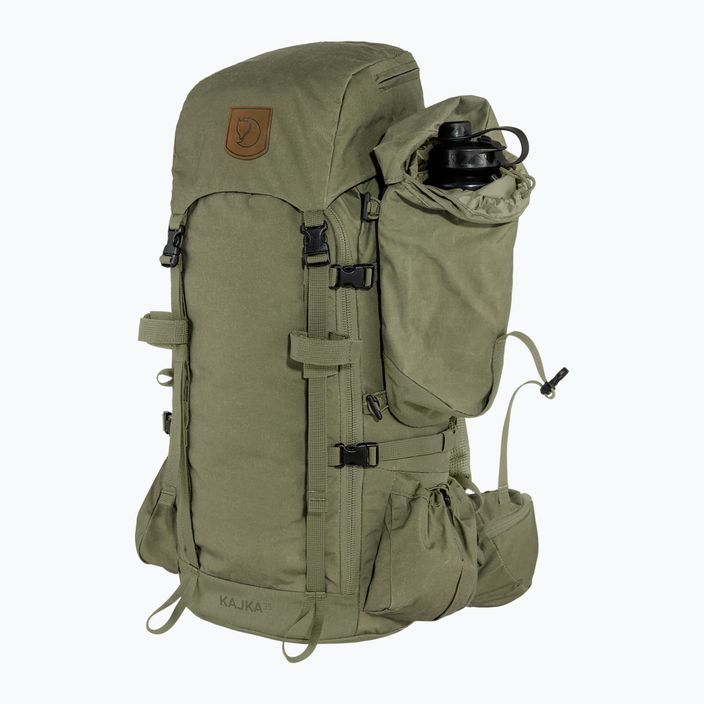 Fjällräven Kajka Backpack Side Pocket green 4