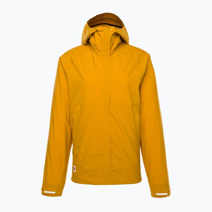 Women's rain jacket Fjällräven HC Hydratic Trail yellow F86982