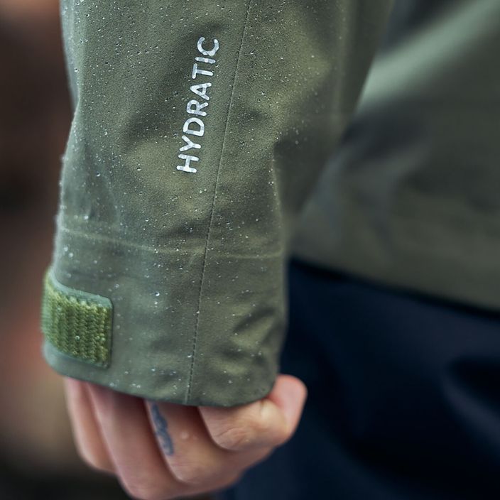 Men's Fjällräven HC Hydratic Trail rain jacket green F86984 8