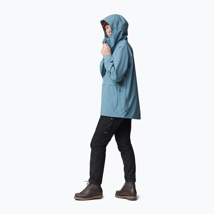 Women's rain jacket Fjällräven Vardag Hydratic Anorak blue F87094 3