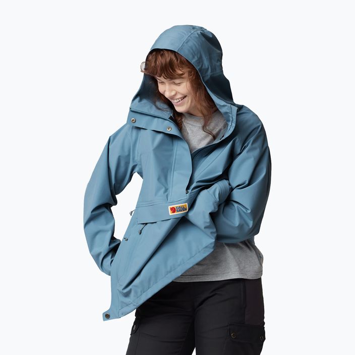 Women's rain jacket Fjällräven Vardag Hydratic Anorak blue F87094 4