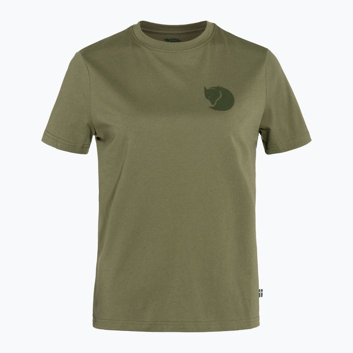 Women's trekking t-shirt Fjällräven Fox Boxy Logo green F87153 3