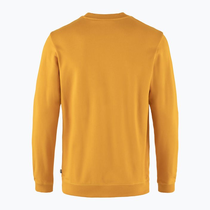Men's trekking sweatshirt Fjällräven 1960 Logo Badge Sweater 161 mustard yellow 2