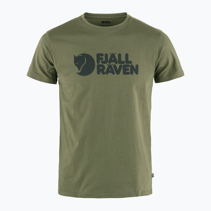 Men's trekking t-shirt Fjällräven Logo laurel green