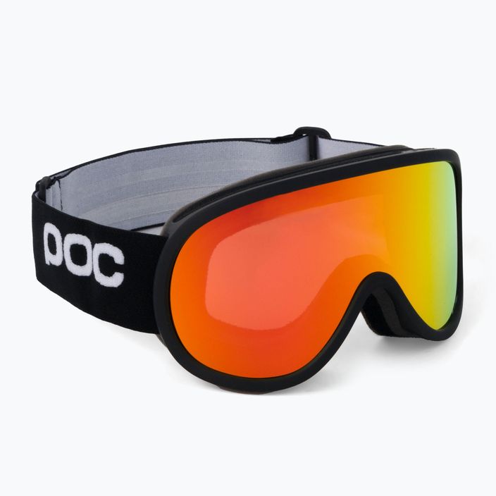 Ski goggles POC Retina Clarity uranium black/spektris orange