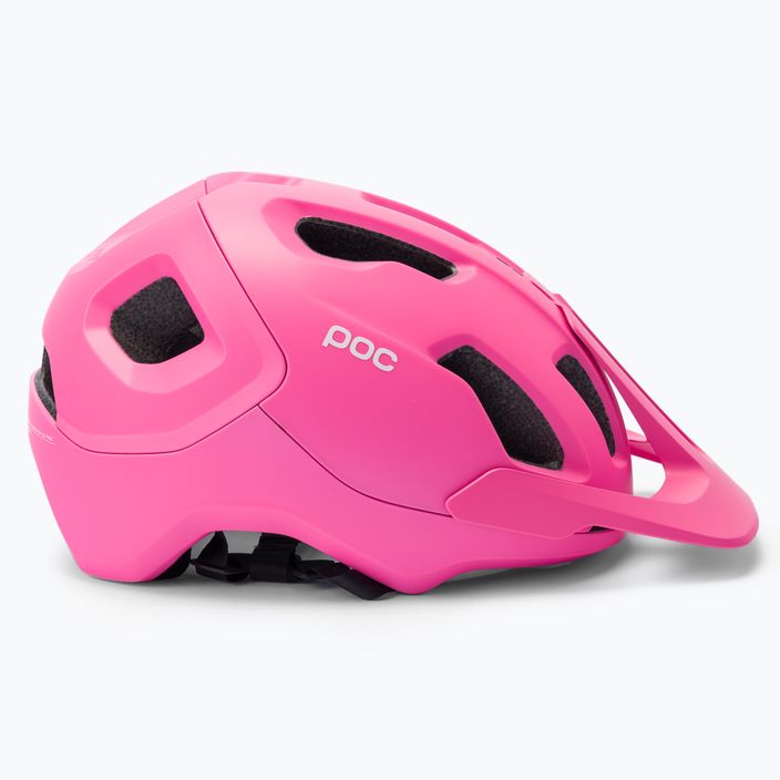 Bicycle helmet POC Axion SPIN actinium pink matt 3