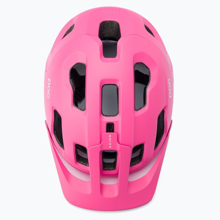 Bicycle helmet POC Axion SPIN actinium pink matt 6