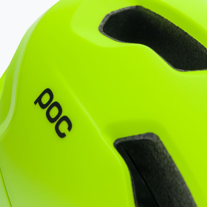 Bicycle helmet POC Axion SPIN fluorescent yellow/green matt 7