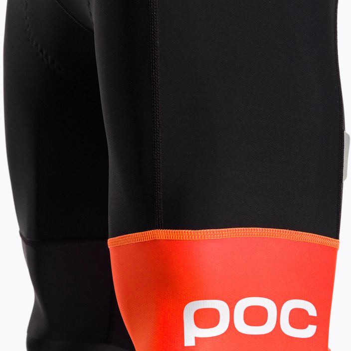 Men's cycling shorts POC Essential Road VPDs Bib Shorts uranium black/hydrogen white 9
