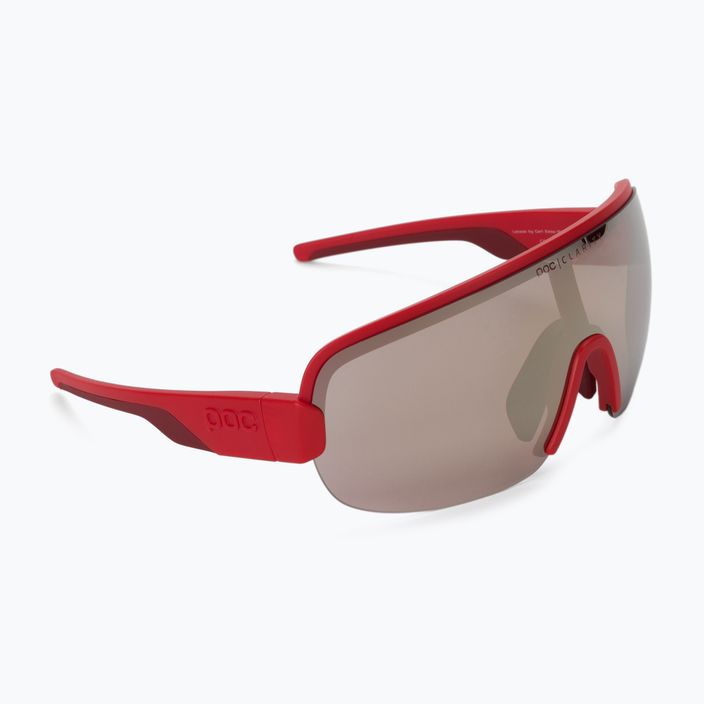 Bicycle goggles POC Aim prismane red/clarity road silver