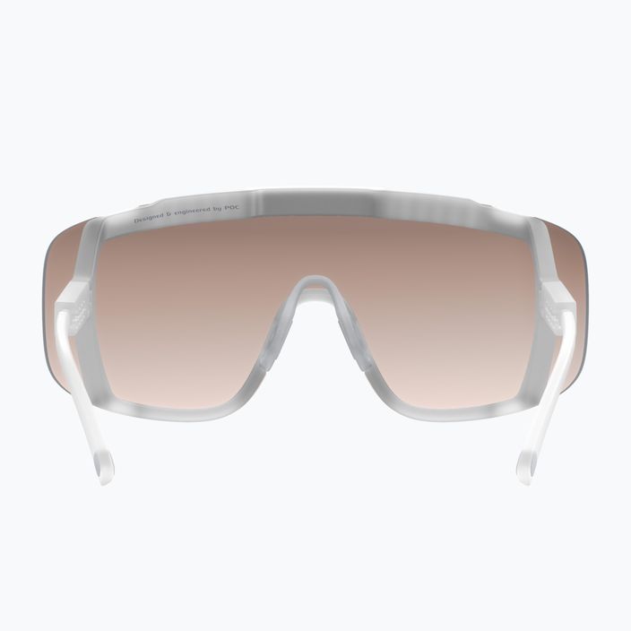 POC Devour transp crystal/clarity trail/partly sunny silver sunglasses 3