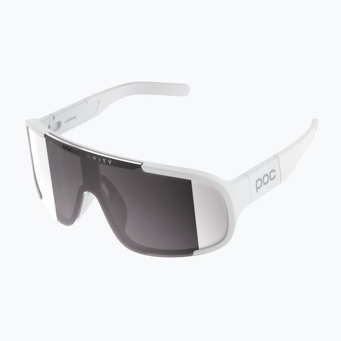 POC Aspire hydrogen white/clarity road/sunny silver sunglasses