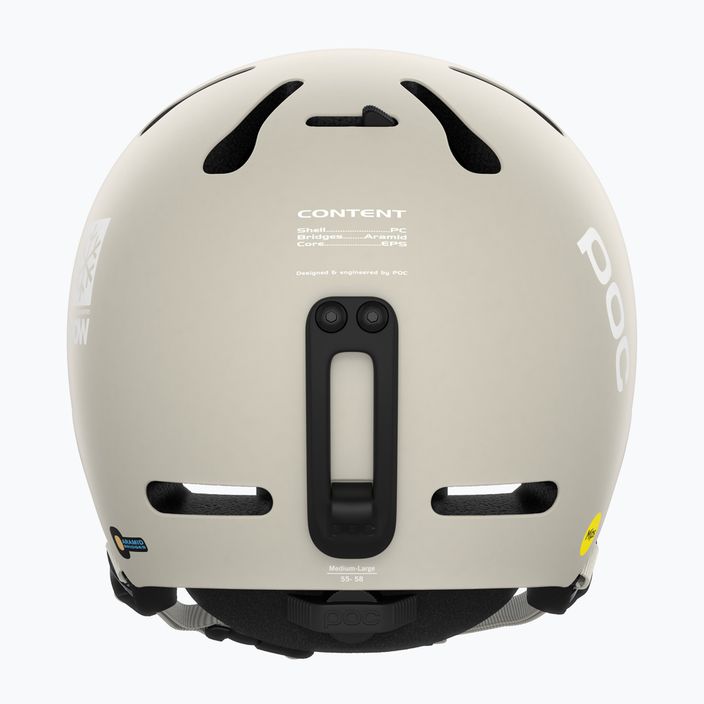 Ski helmet POC Fornix MIPS Pow JJ mineral grey matt 10