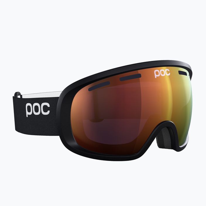 Ski goggles POC Fovea uranium black/partly sunny orange 3