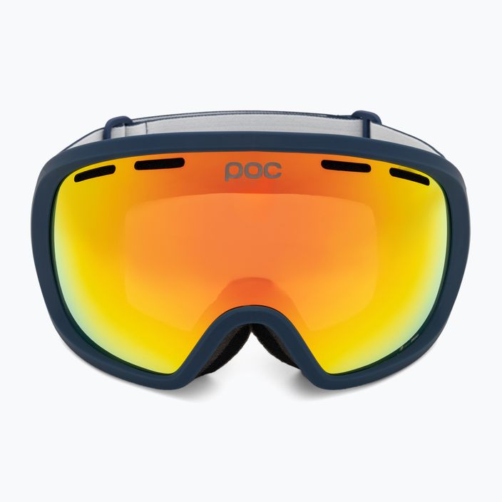 Ski goggles POC Fovea lead blue/partly sunny orange 2