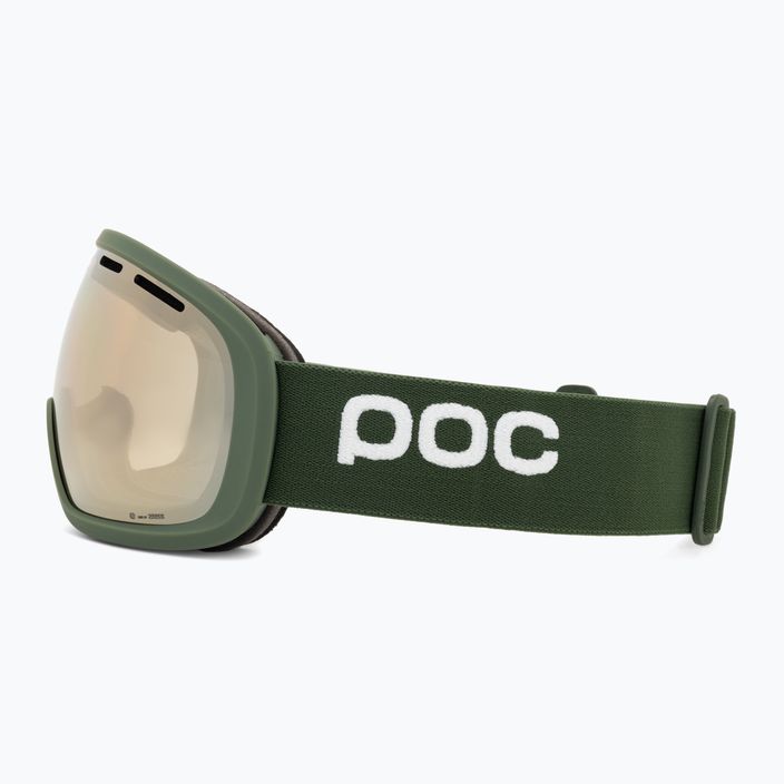 Ski goggles POC Fovea epidote green/partly sunny ivory 4