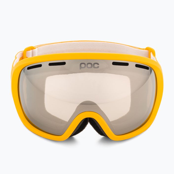 Ski goggles POC Fovea sulphite yellow/partly sunny ivory 2