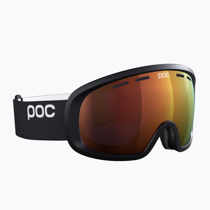 Ski goggles POC Fovea Mid uranium black/partly sunny orange 3