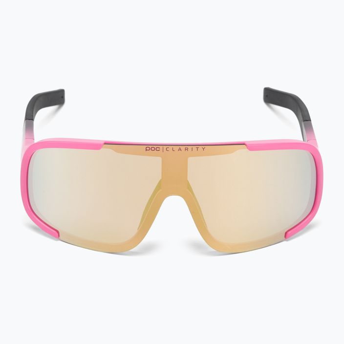 Bicycle goggles POC Aspire pink/uranium black translucent/clarity road gold 3