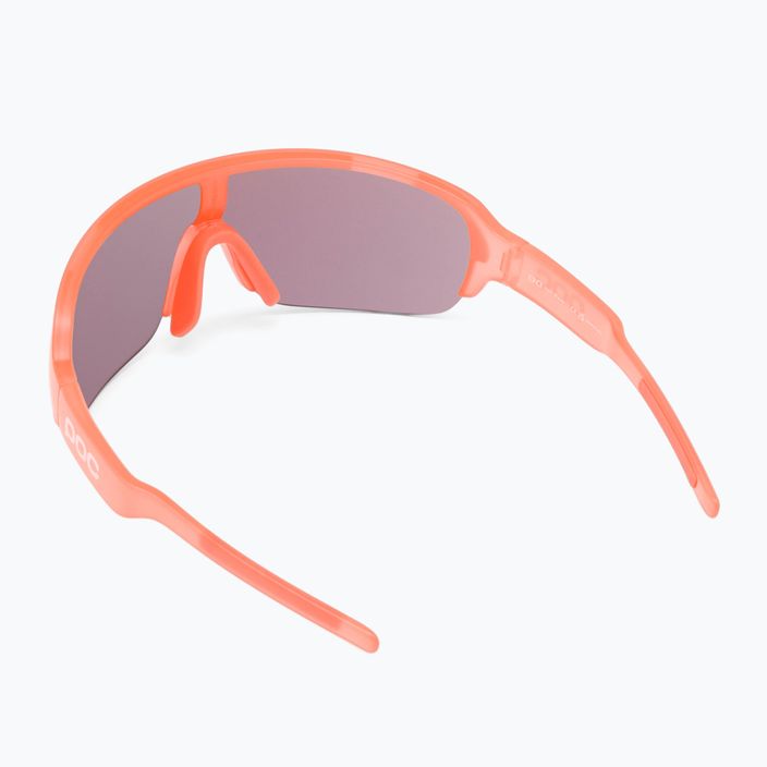 POC Do Half Blade fluorescent orange translucent cycling goggles 2
