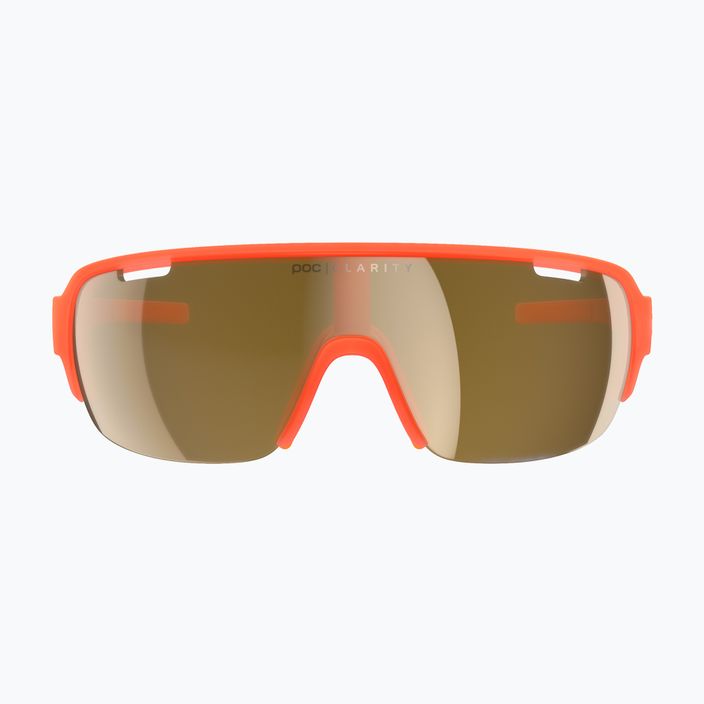POC Do Half Blade fluorescent orange translucent cycling goggles 6