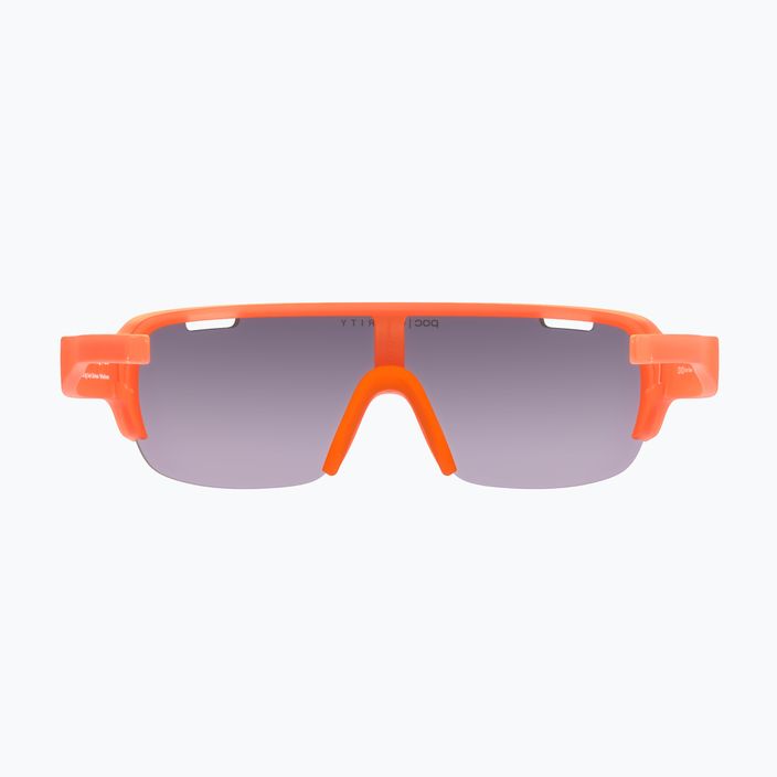 POC Do Half Blade fluorescent orange translucent cycling goggles 7