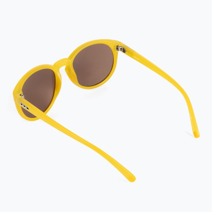 Sunglasses POC Know aventurine yellow translucent/clarity trail silver 2
