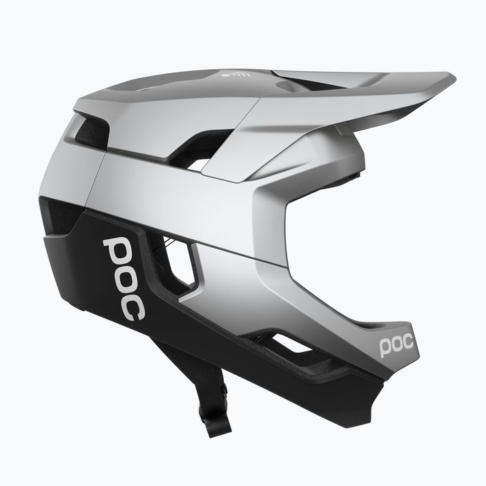 Bicycle helmet POC Otocon Race MIPS argentite silver/uranium black matt 9