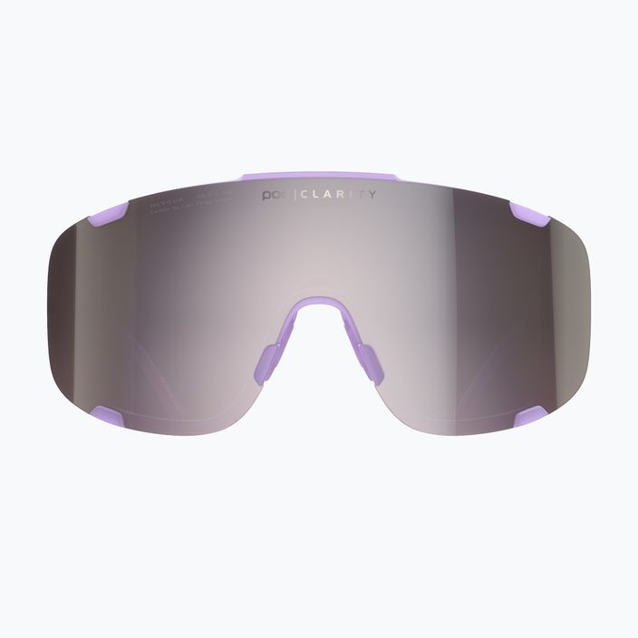Bicycle goggles POC Devour purple quartz translucent/clarity road silver 7