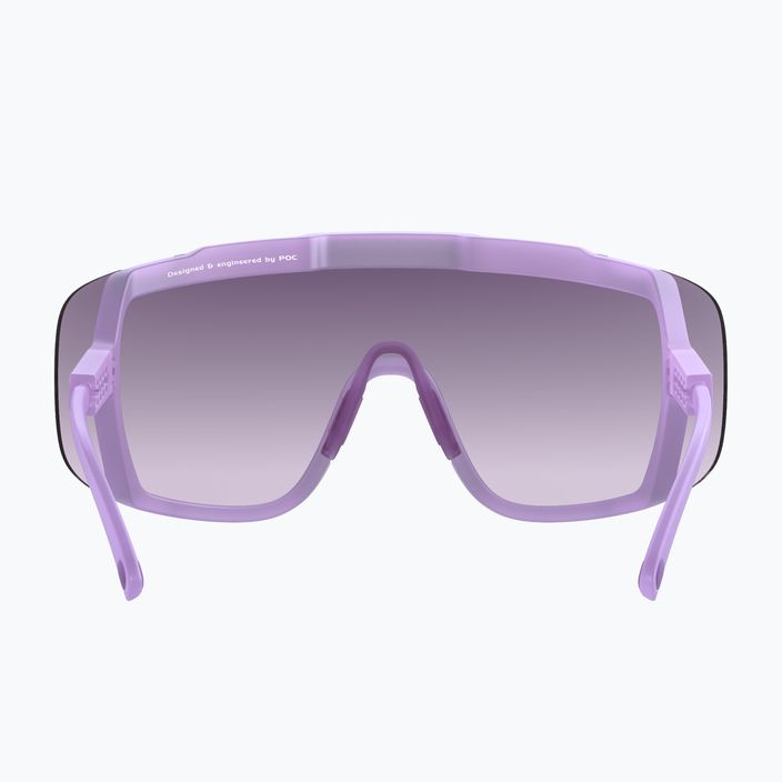 Bicycle goggles POC Devour purple quartz translucent/clarity road silver 8