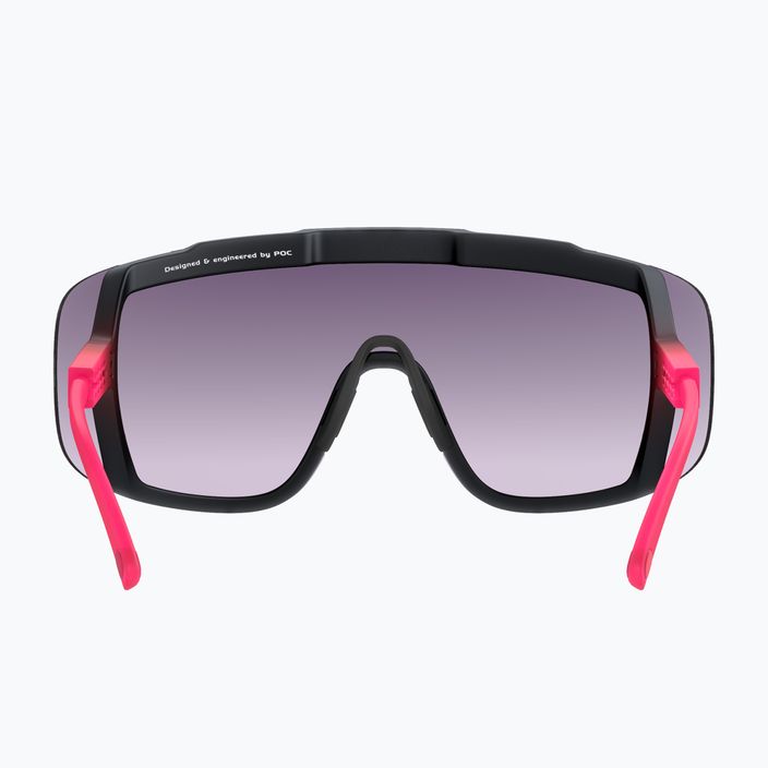 Bicycle goggles POC Devour fluo pink/uranium black translucent/clarity road gold 8